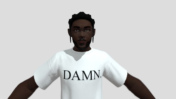 Kendrick Lamar But in Fortnite DAMN. Version 3D Model