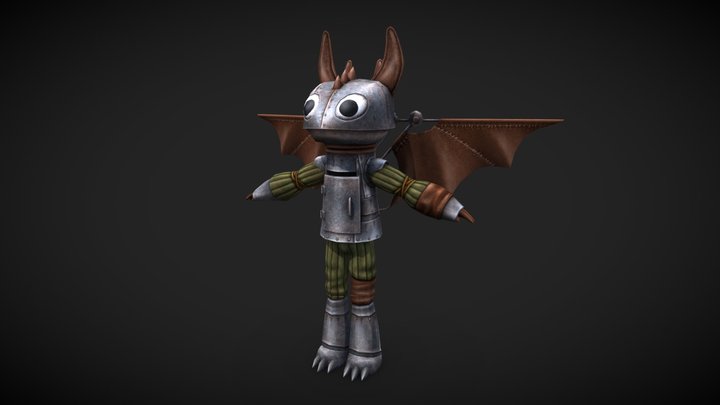 Toothless Costume 3D Model