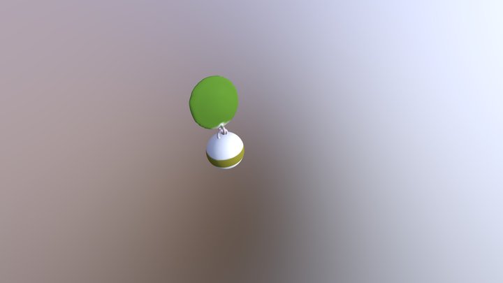 イヤリングテクスチャーあり 3D Model