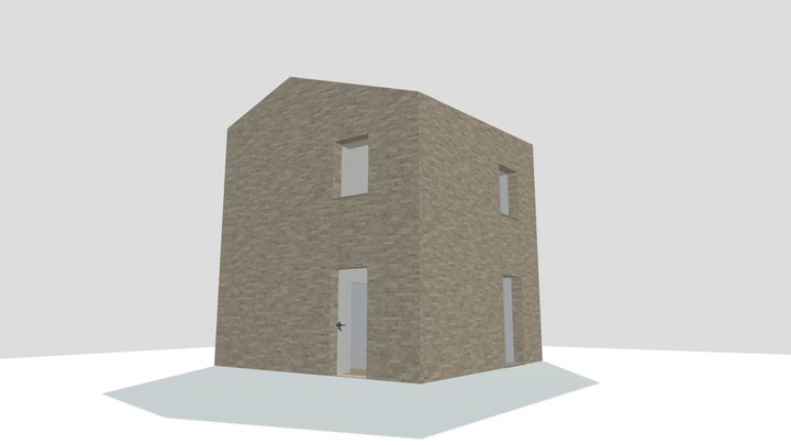 Small House Design 3D Model