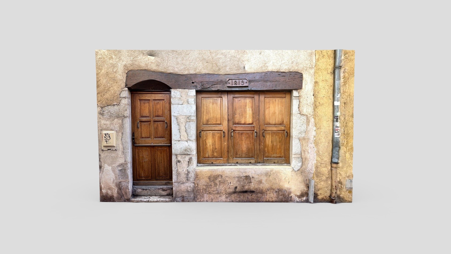 Door in Annecy from 1819