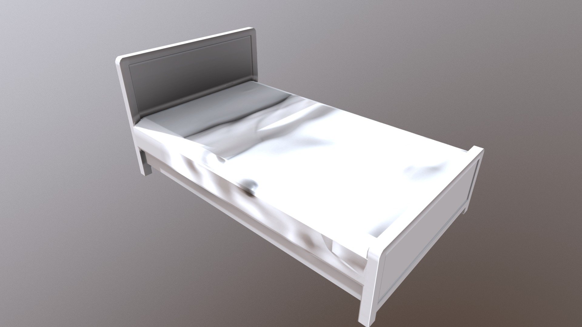 Bed Triangulate Low Poly