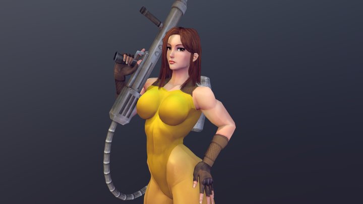 Karla - Retrogasm 2018 3D Model