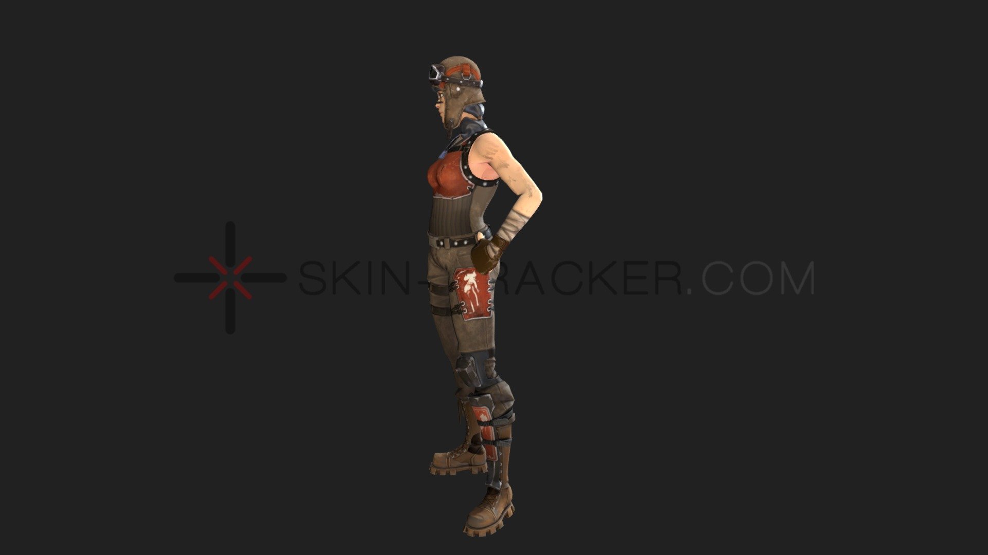 Fortnite Renegade Raider 3d Model By Skin Tracker Stairwave