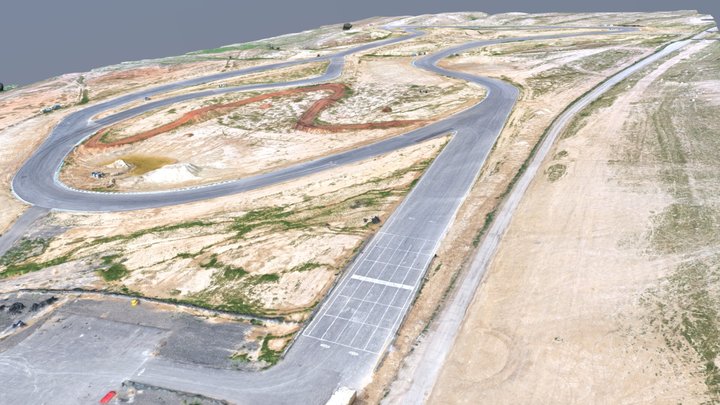 Israel, Pazael (Simplified) - Race Track 3D Model