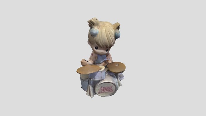 Precious Moments Drummer 3D Model