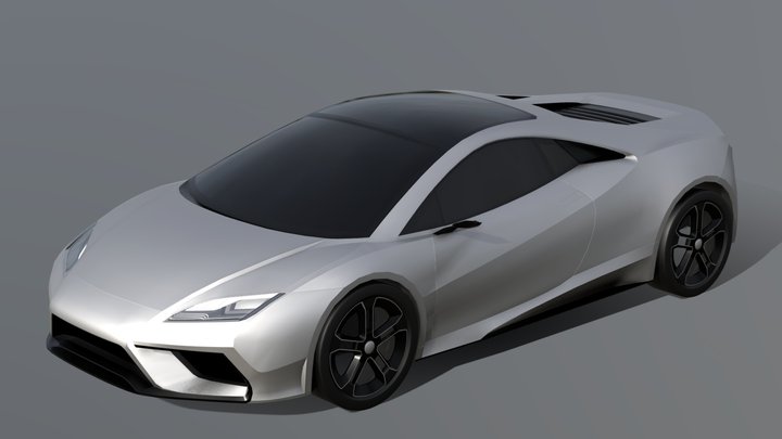 2010 Lotus Esprit Concept 3D Model