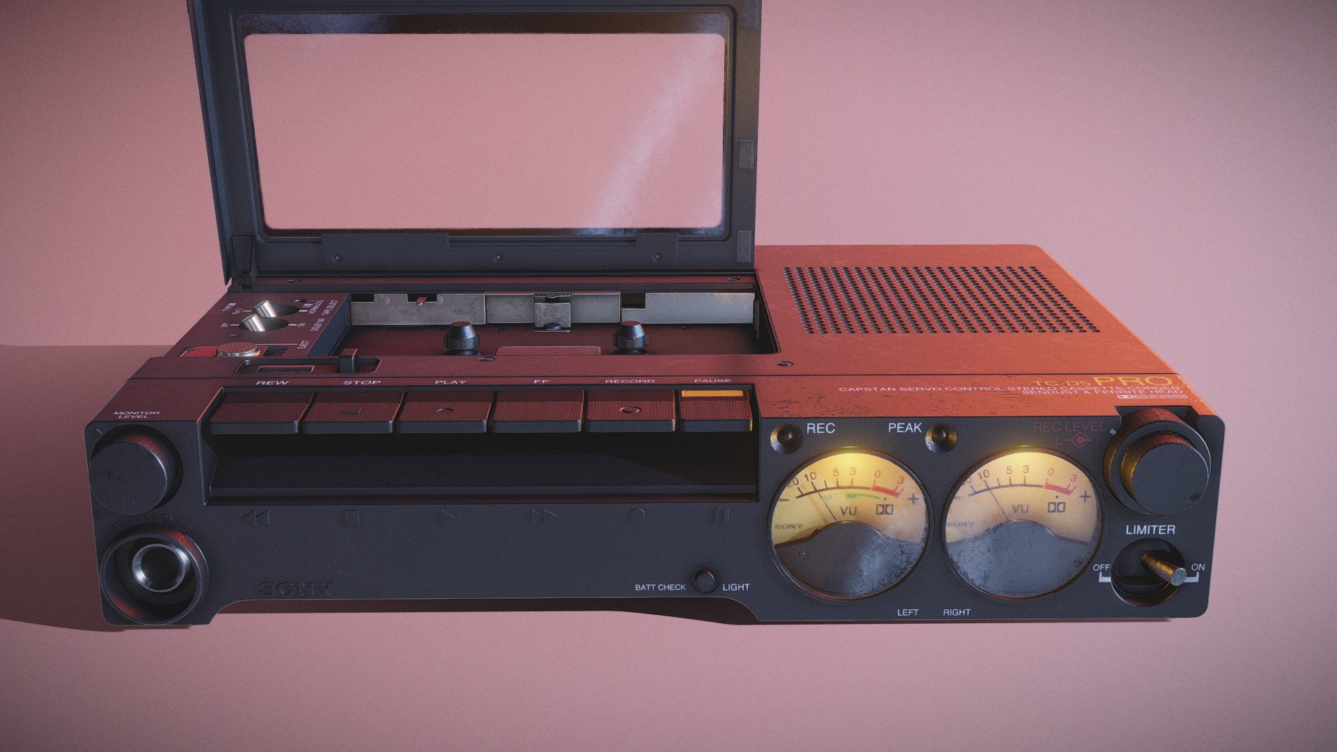 Sony TC-D5 Recorder - Download Free 3D model by Artem P (@temp0 ...