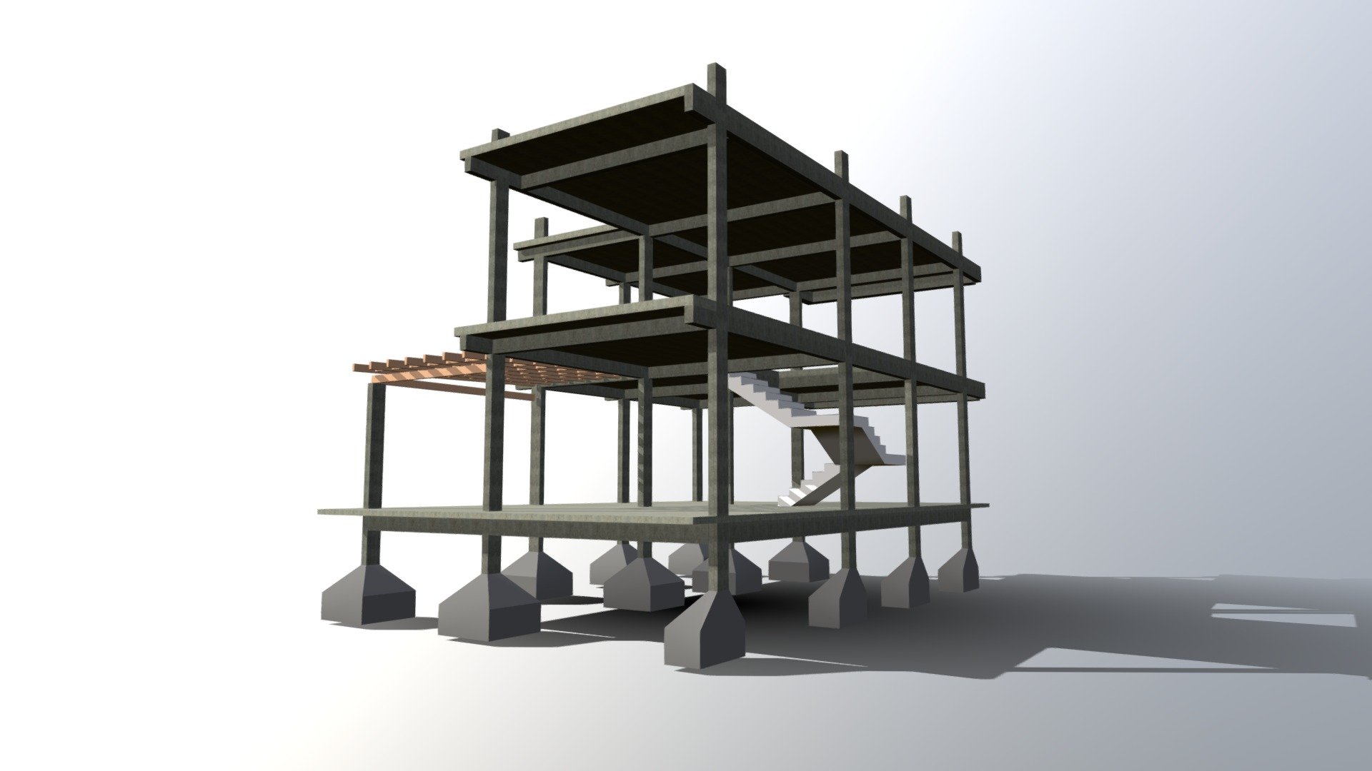 3D do Projeto Estrutural