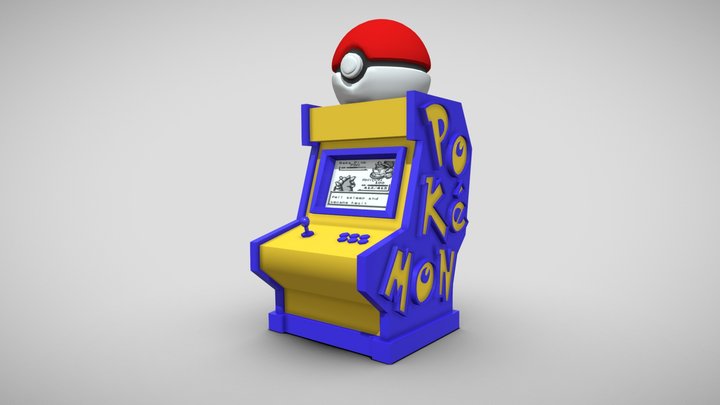 Pokémon Arcade 3D Model