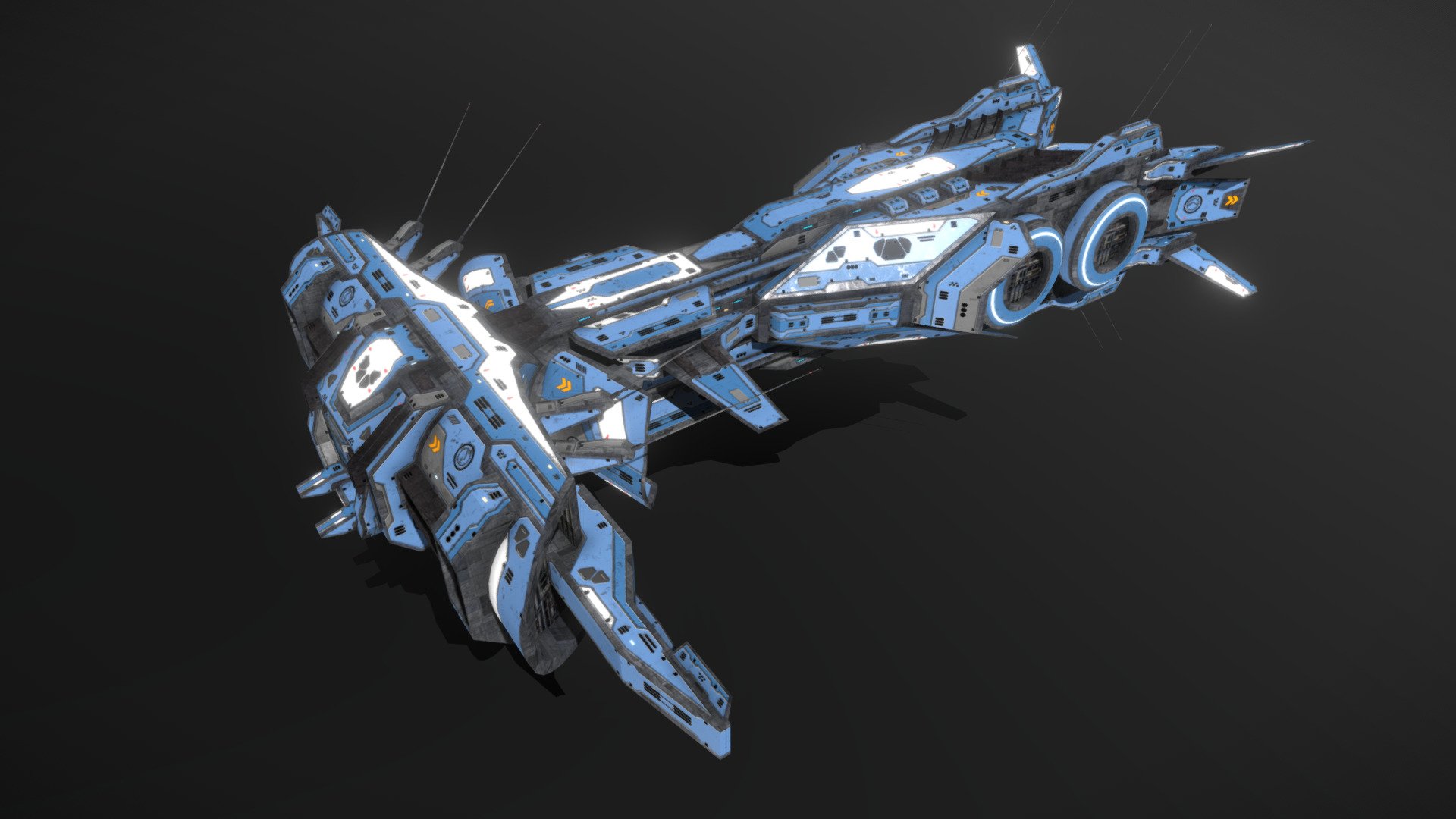 Scifi Science Ship - Buy Royalty Free 3D model by MSGDI [aa30324 ...