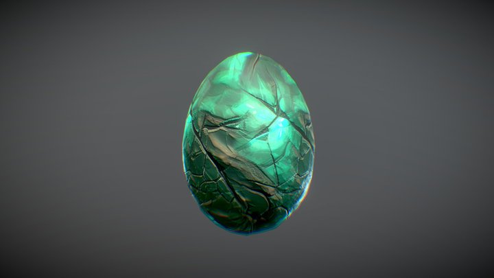 Dragon Egg 3D Model