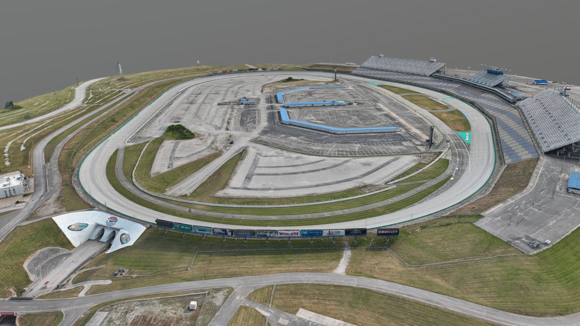 Kentucky Speedway Buy Royalty Free 3D model by johnnokomis [aa30cf6