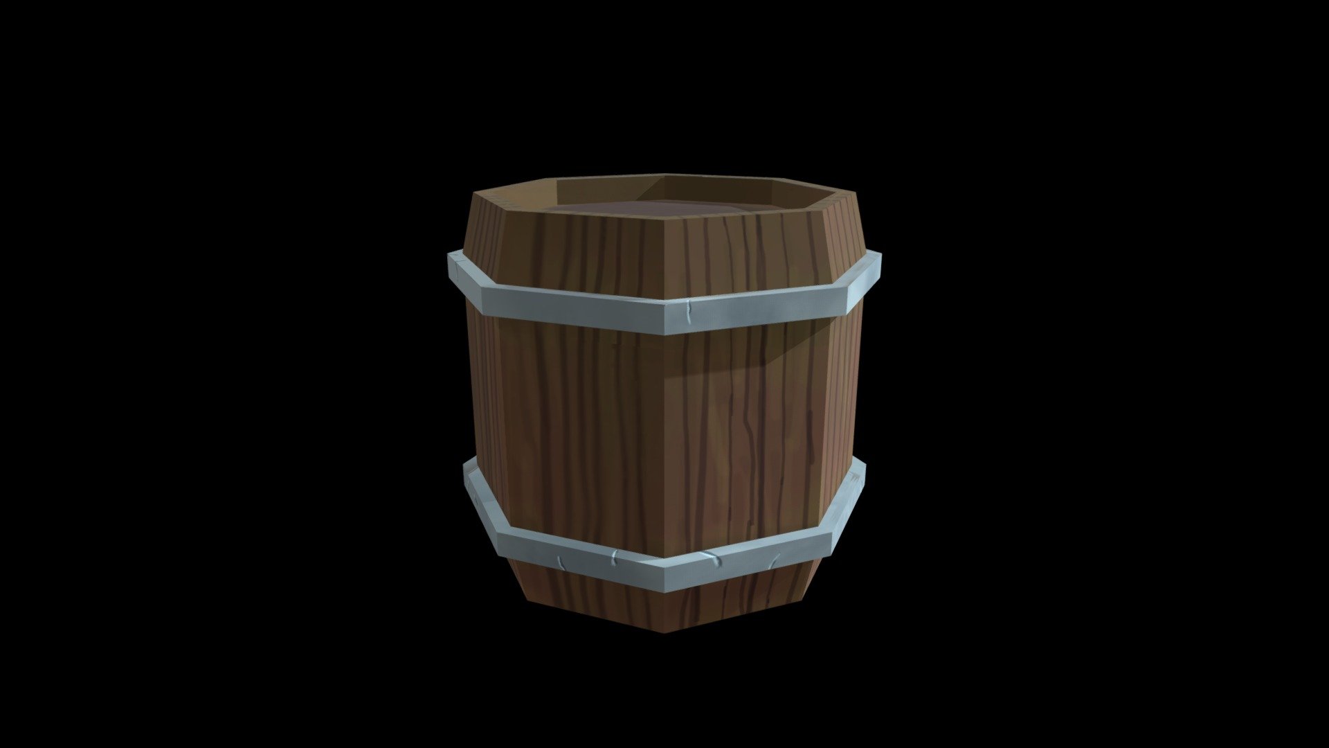 Low Poly Barrel 3d Model By Renato Baltazar Aa32133 Sketchfab