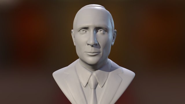 Putin Bust 3D Model