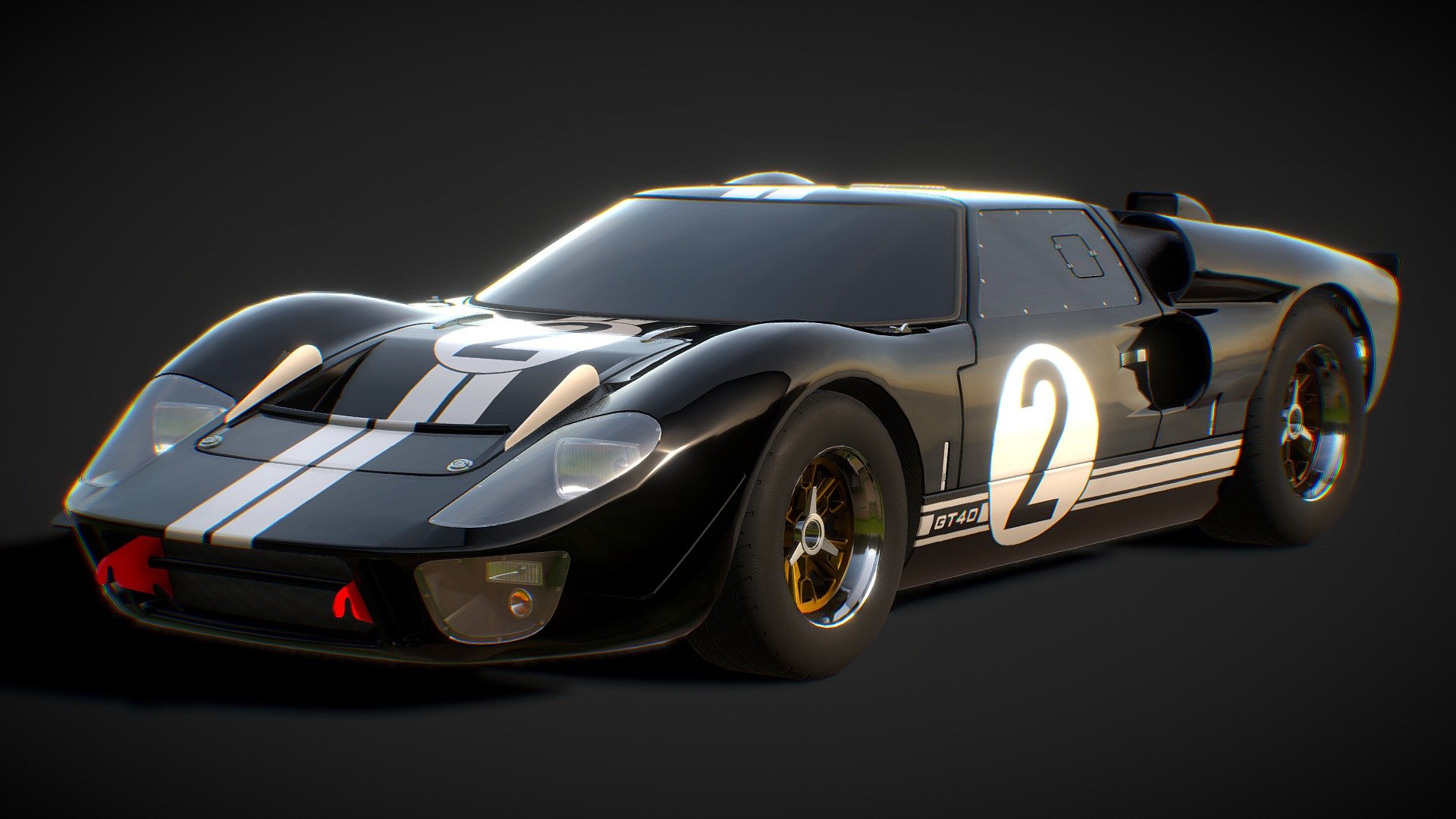 Ford Gt40 Mk Ii Buy Royalty Free 3d Model By Allay Design Alisterdsa Aa333a0 Sketchfab 3903