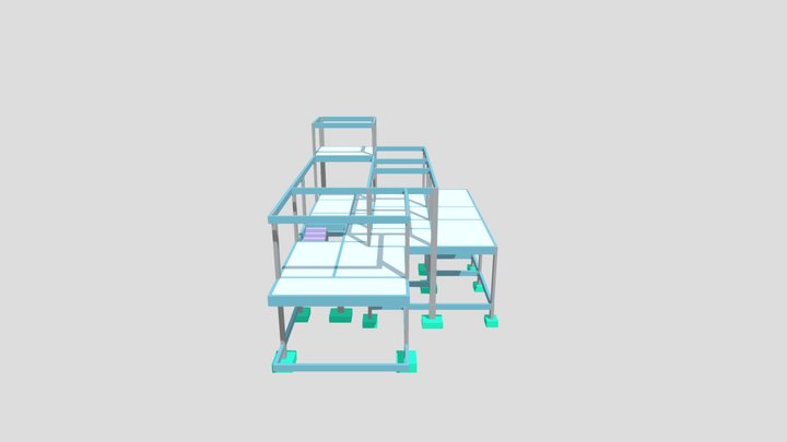 Projeto Estrutural L l M 3D Model
