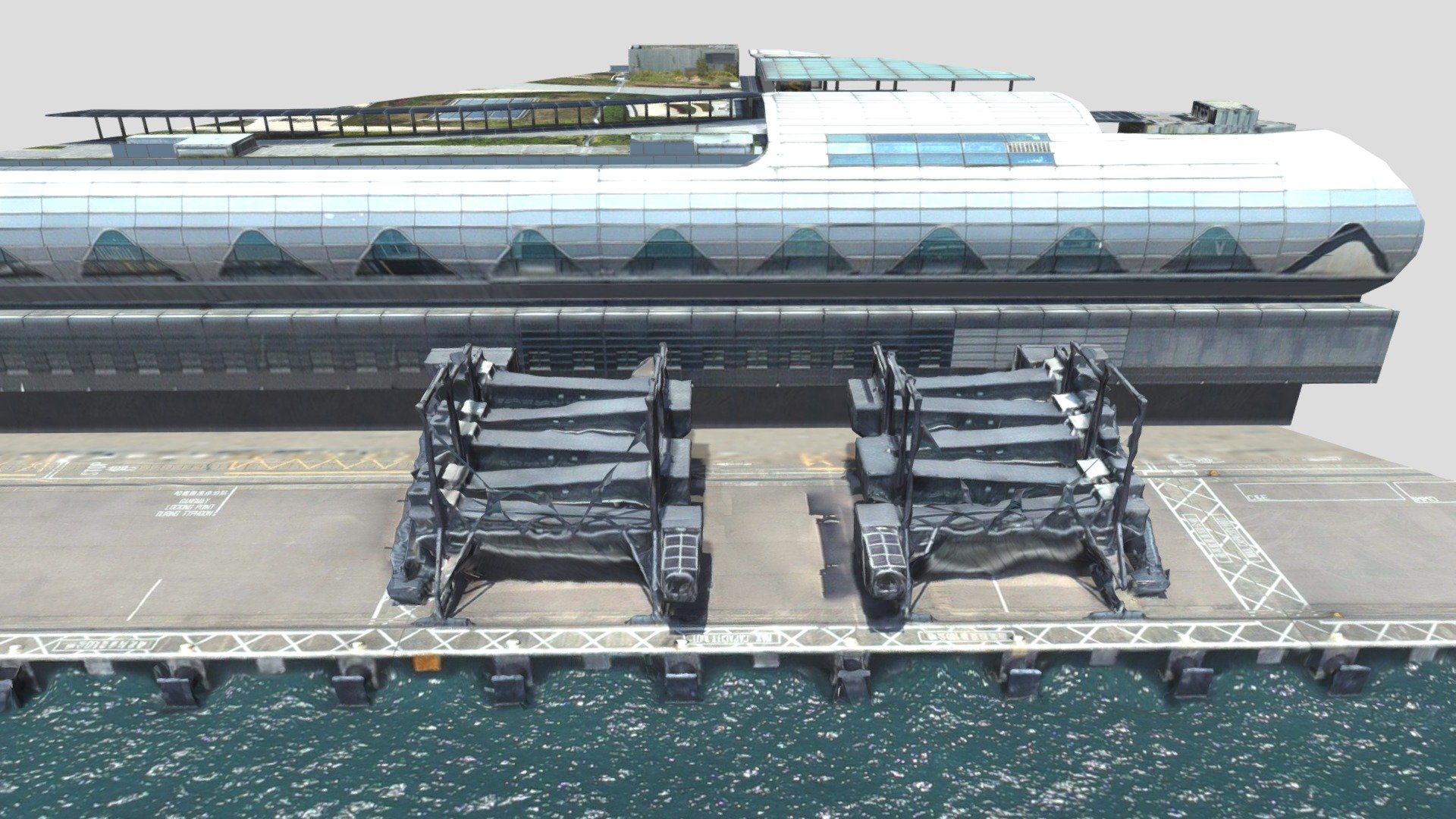 Kai Tak Crusie Terminal (Part 3) HK CSDI - Download Free 3D model by ...