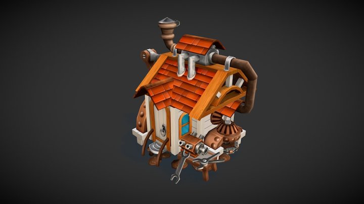 Mechanics House 3D Model