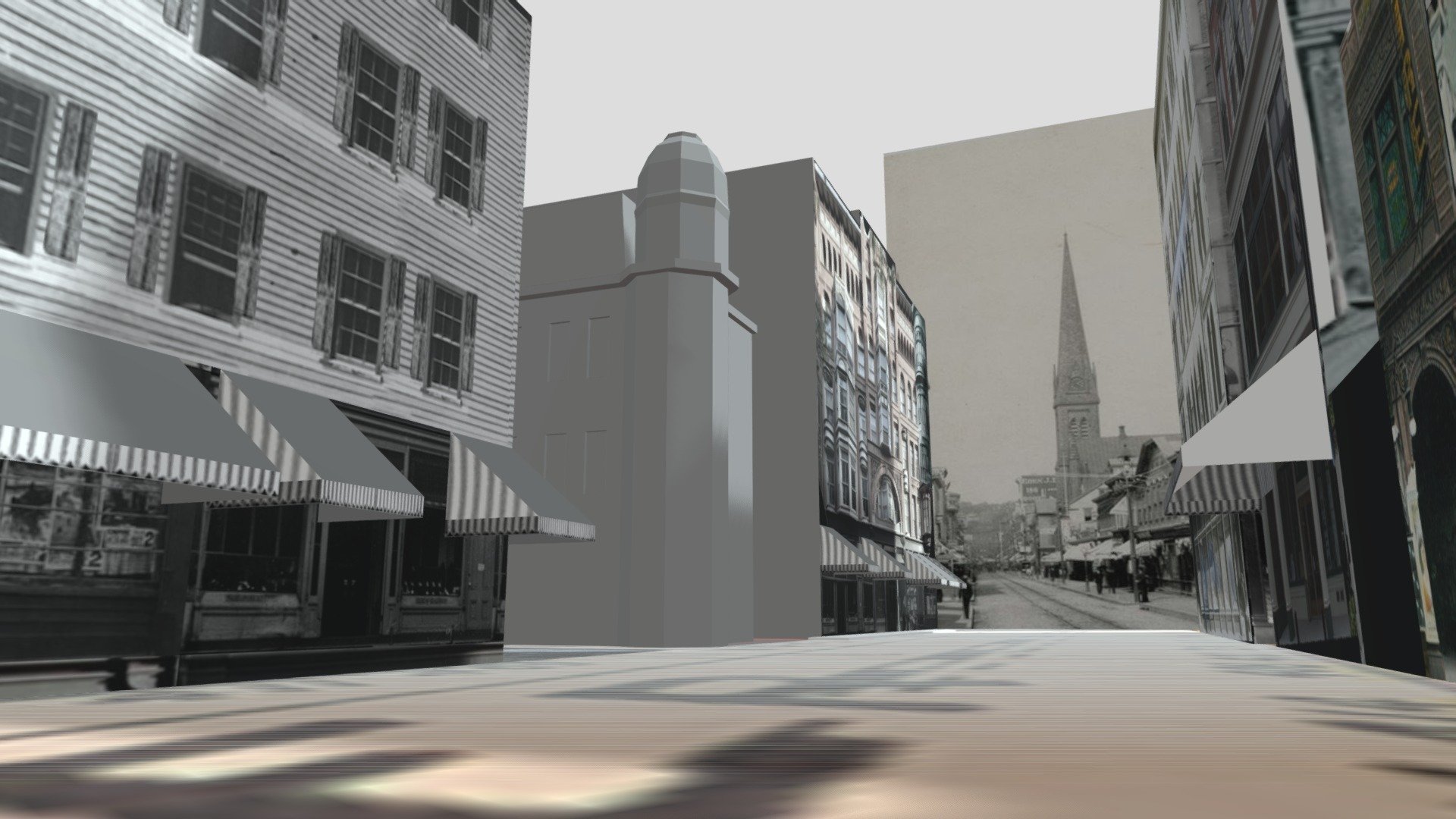 In-progress work on Seeing Providence Chinatown