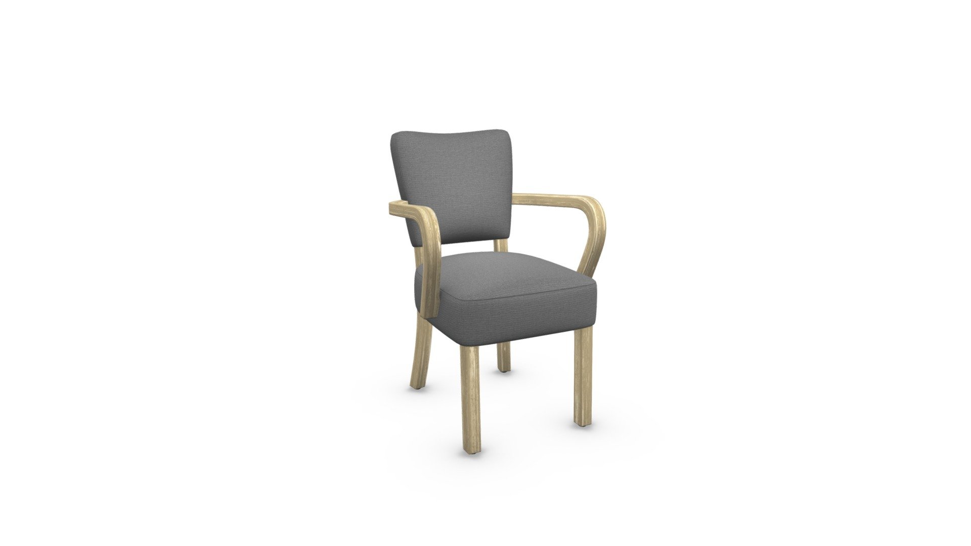 Irvington Carver Chair, Graphite Grey
