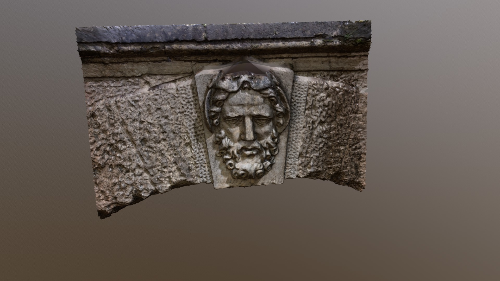 3D model Bas-relief - This is a 3D model of the Bas-relief. The 3D model is about a stone carving of a person.