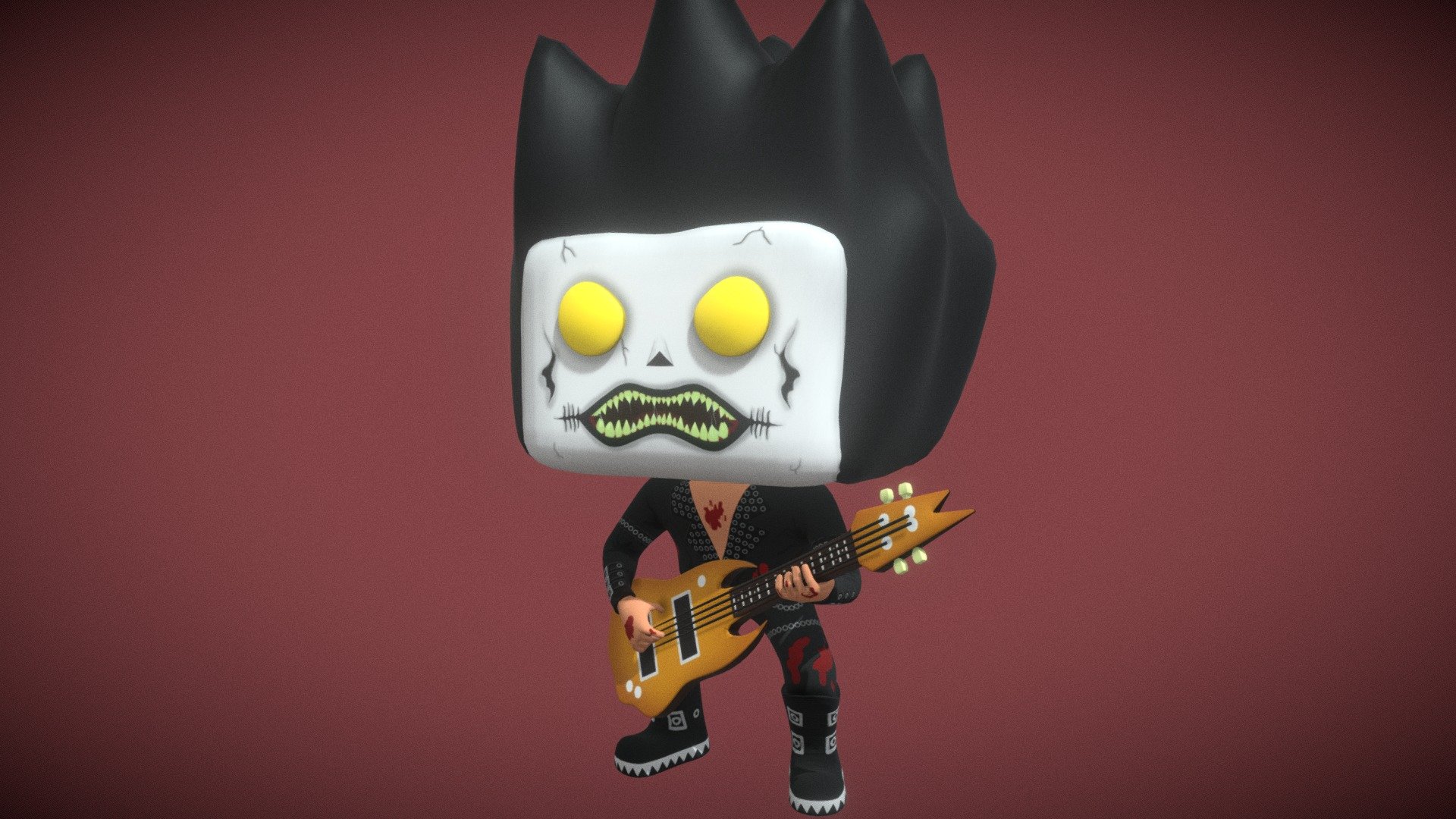 Funko Pop Rock - 3D model by mateo3d_ [aa35e0c] - Sketchfab