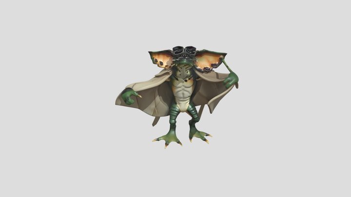 Gremlins Pelado 3D Model
