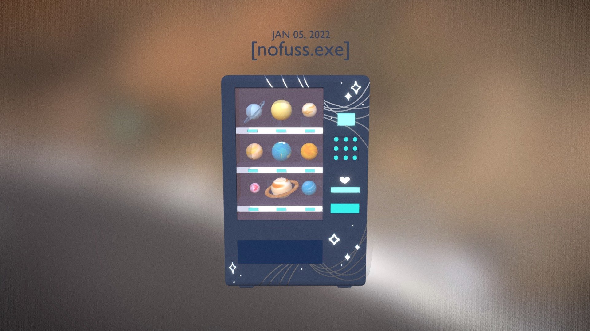 Space Vending Machine - Animated - 3D model by nofuss.exe [aa36b48