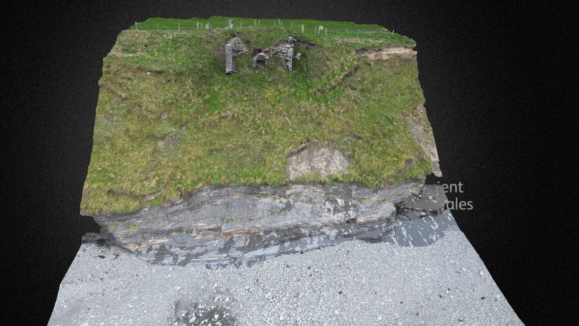 Lime Kiln Morfa Bychan Ceredigion Nprn 40650 3d Model By Cbhc