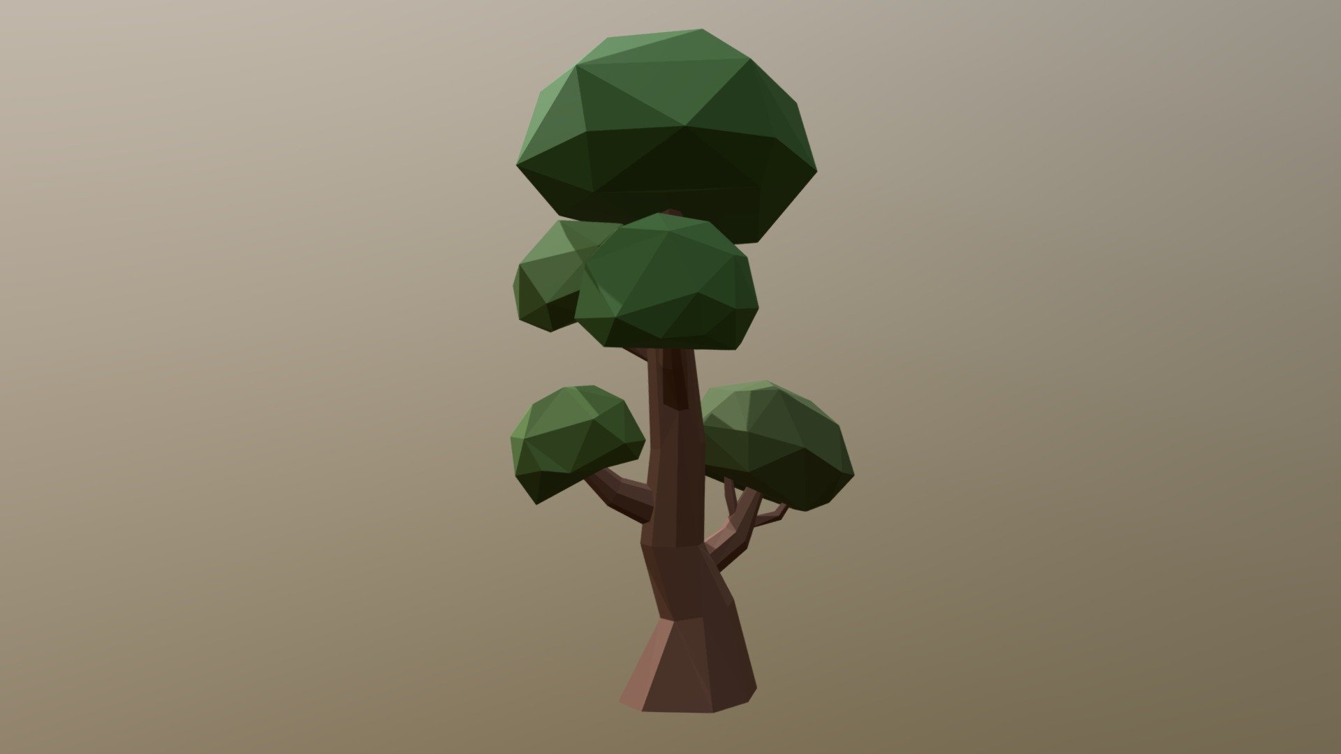 Simple Stylized Low Poly Tree - 3D model by mrgyarmati [aa37e78 ...