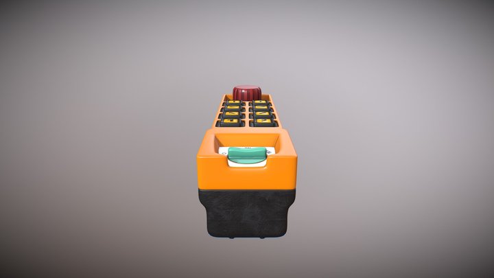 Control Radio Comando para Grua 3D Model