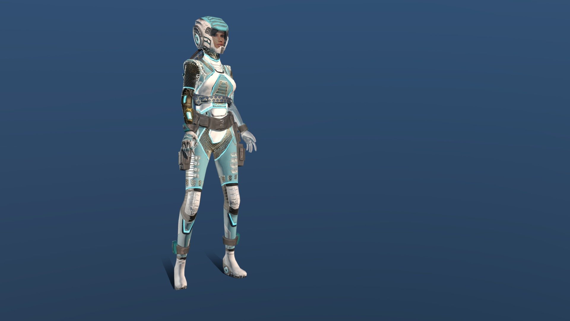 Sci-fi female action pack