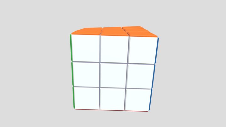 Rubiks CUBE 3D Model