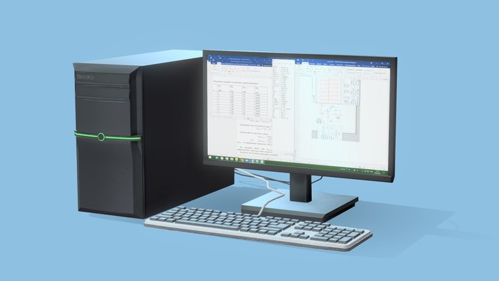Personal Computer 3D Model