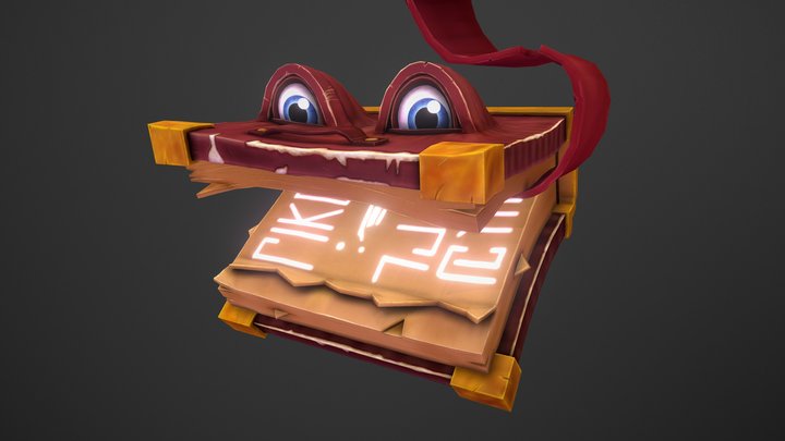 Babbling book Hearthstone 3D Model