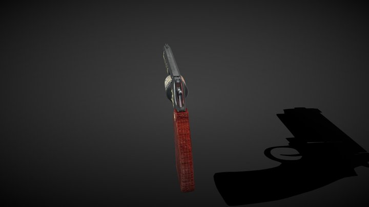 Schofield Inspired Revolver 3D Model