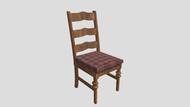 Haunted House Chair 3D Model