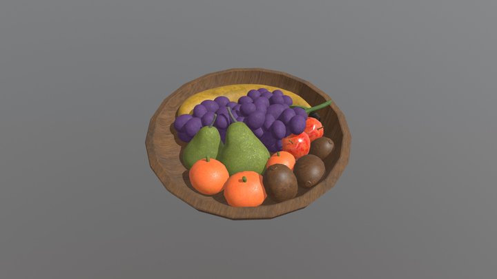 Fruit Bowl 3D Model