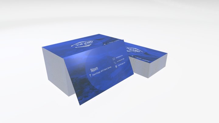Tufjord Brygge: Buissness Card 3D Model
