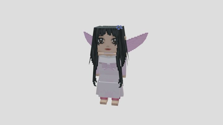 Low-poly Yui (Sword Art Online) 3D Model