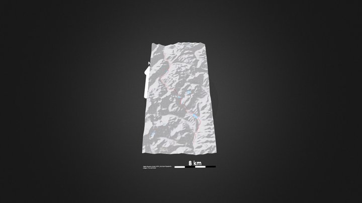 伍须海_等高地图 – Free 3D Model STL