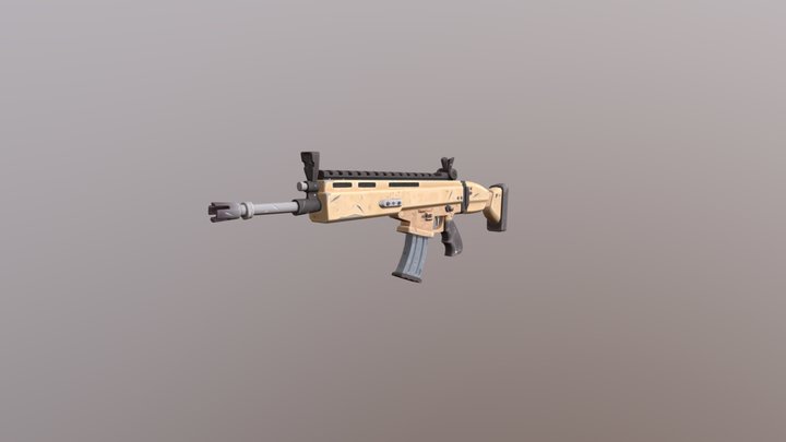 Fortnite || Scar 3D Model