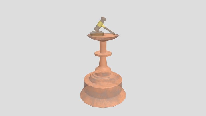 Incompetence_trophy 3D Model