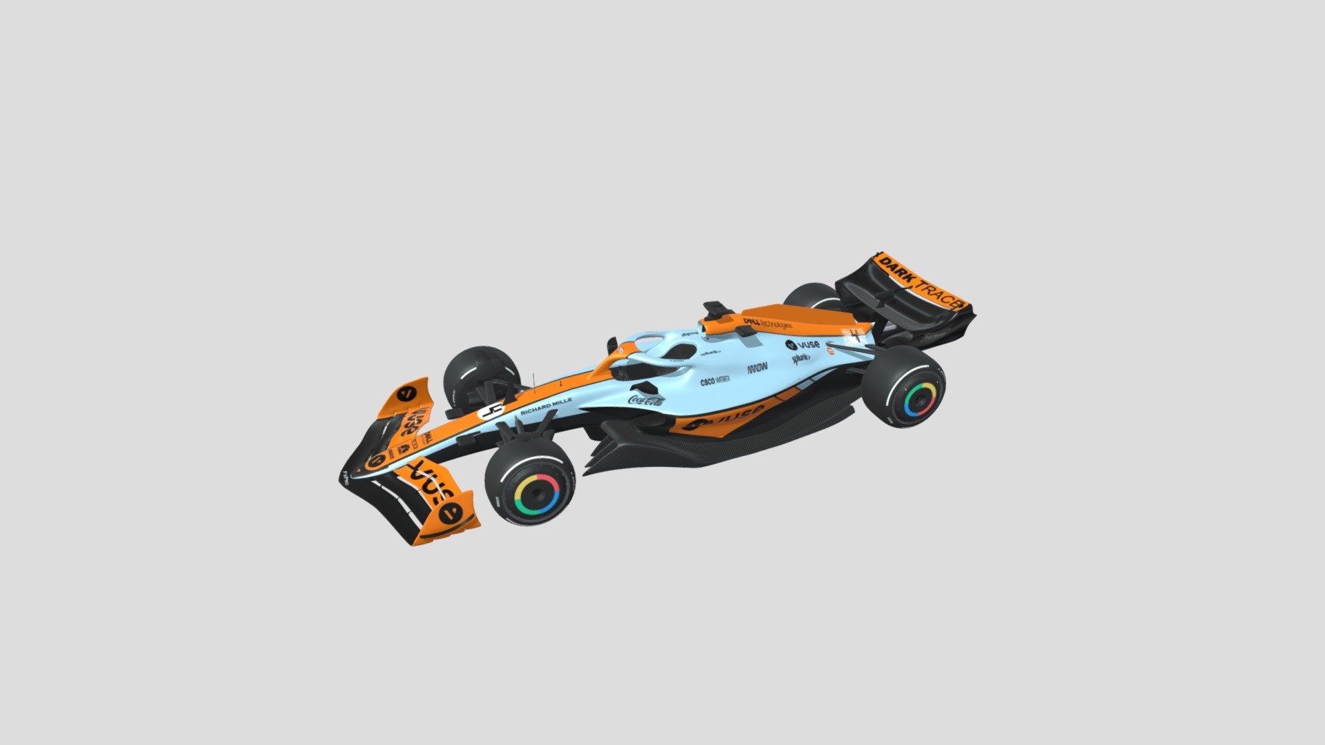 Gulf_Mclaren_F1_2022_Car - 3D model by wahaj.f1med [aa41ca9] - Sketchfab