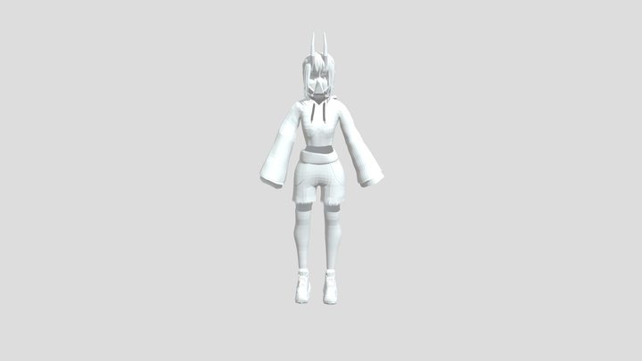 animeGirl 3D Model