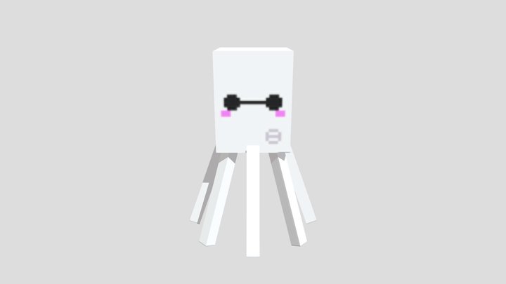 Minecraft Baymax Squid 3D Model