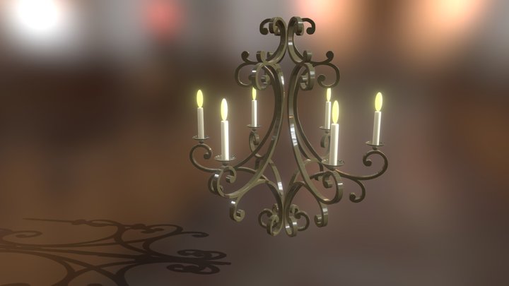Люстра 3D Model