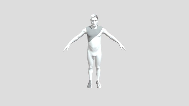 10-15-19 Male Chest Platewith Body 3D Model