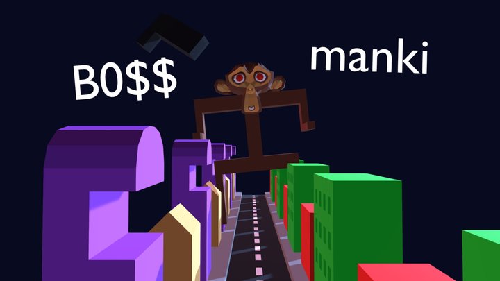 Boss Manki 3D Model